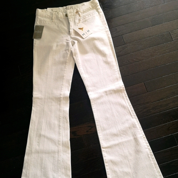 Marrakesh white kick flare jeans - Picture 1 of 3